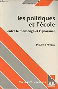 Politiques et l'école (Les)