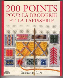 200 points pour la broderie et la Tapisserie