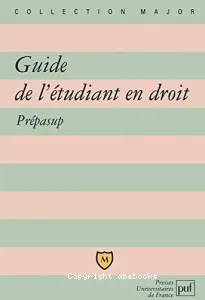 Guide de l'étudiant en droit