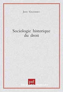 Sociologie historique du droit