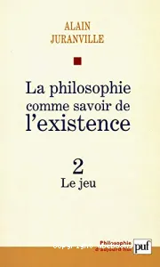 philosophie comme savoir de l'existence (La)