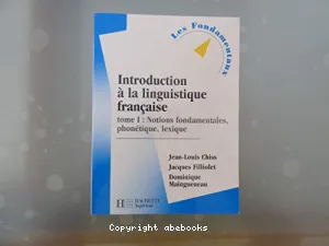 Introduction à la linguistique française