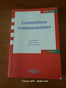 Contentieux communautaire