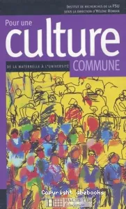 Pour une culture commune