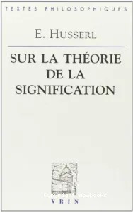 Sur la théorie de la signification