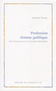 Profession femme politique