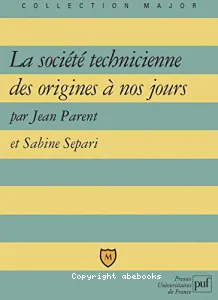 Société technicienne des origines à nos jours