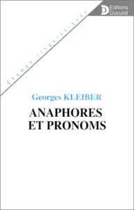 Anaphores et pronoms