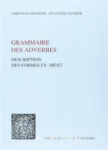 Grammaire des adverbes