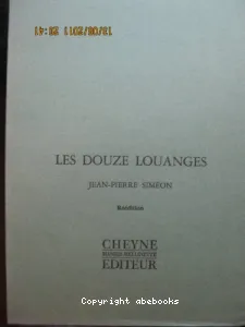 Douze Louanges (Les)