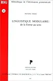 Linguistique modulaire