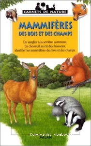 Mammifères des bois et des champs