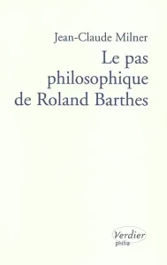 pas philosophique de Roland Barthes (Le)