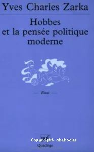 Hobbes et la pensée politique moderne