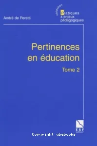 Pertinences en éducation