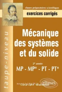 Mécanique des systèmes et du solide