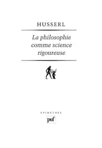 philosophie comme science rigoureuse (La)