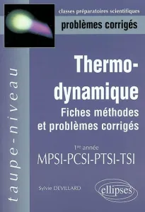 Problèmes corrigés Thermodynamique