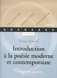 Introduction à la poésie moderne et contemporaine