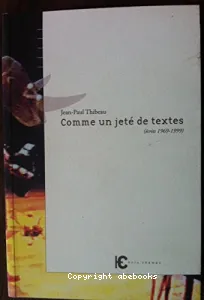 Comme un jeté de textes