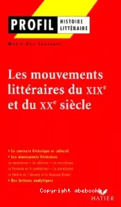 mouvements littéraires du XIXl et du XXl siècle