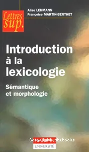 Introduction à la lexicologie