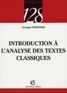 Introduction à l'analyse des textes clasiques ; Eléments de rhétorique et poètique du XVIIè siècle