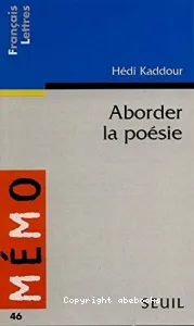 Aboder la poésie