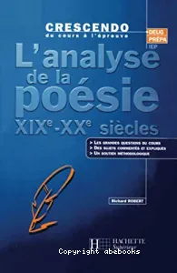 analyse de la poésie XIXè-XXè siècles (L')