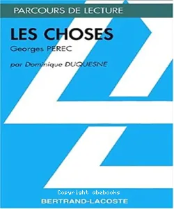 choses, Georges perec (Les)