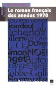 roman français des années 1970 (Le)