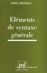 Eléments de syntaxe générale