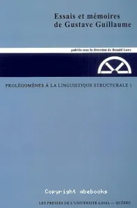 Prolégomènes à la linguistique structurale 1