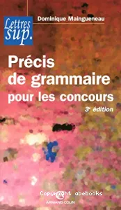 Précis de grammaire pour les concours