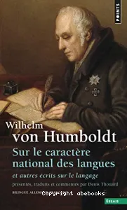 Sur le caractère national des langues et autres écrits sur le langage