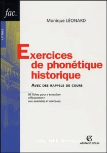 Exercices de phonétique historique