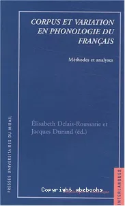 Corpus et variation en phonologie du français