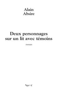 Deux personnages sur un lit témoins