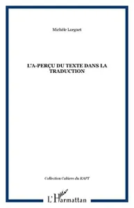 L'a-perçu du texte dans la traduction