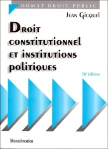 Droit constitutionnel et institutions politiques