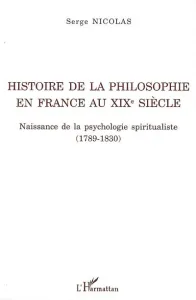 Histoire de la philosophie en France au XIXè siècle