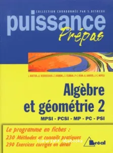 Algèbre et géométrie 2