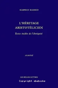 héritage aristotélicien (L')