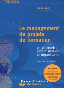 Le management de projet de formation