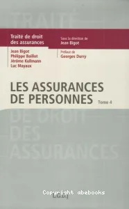 Traité de Droit des assurances