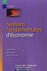 Notions fondamentales d'économie