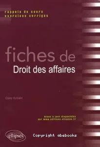 Fiches de droit des affaires