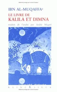 Livre de Kalila et Dimna (Le)