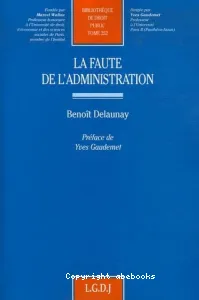 La faute de l'administration