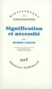 Signification et nécessité